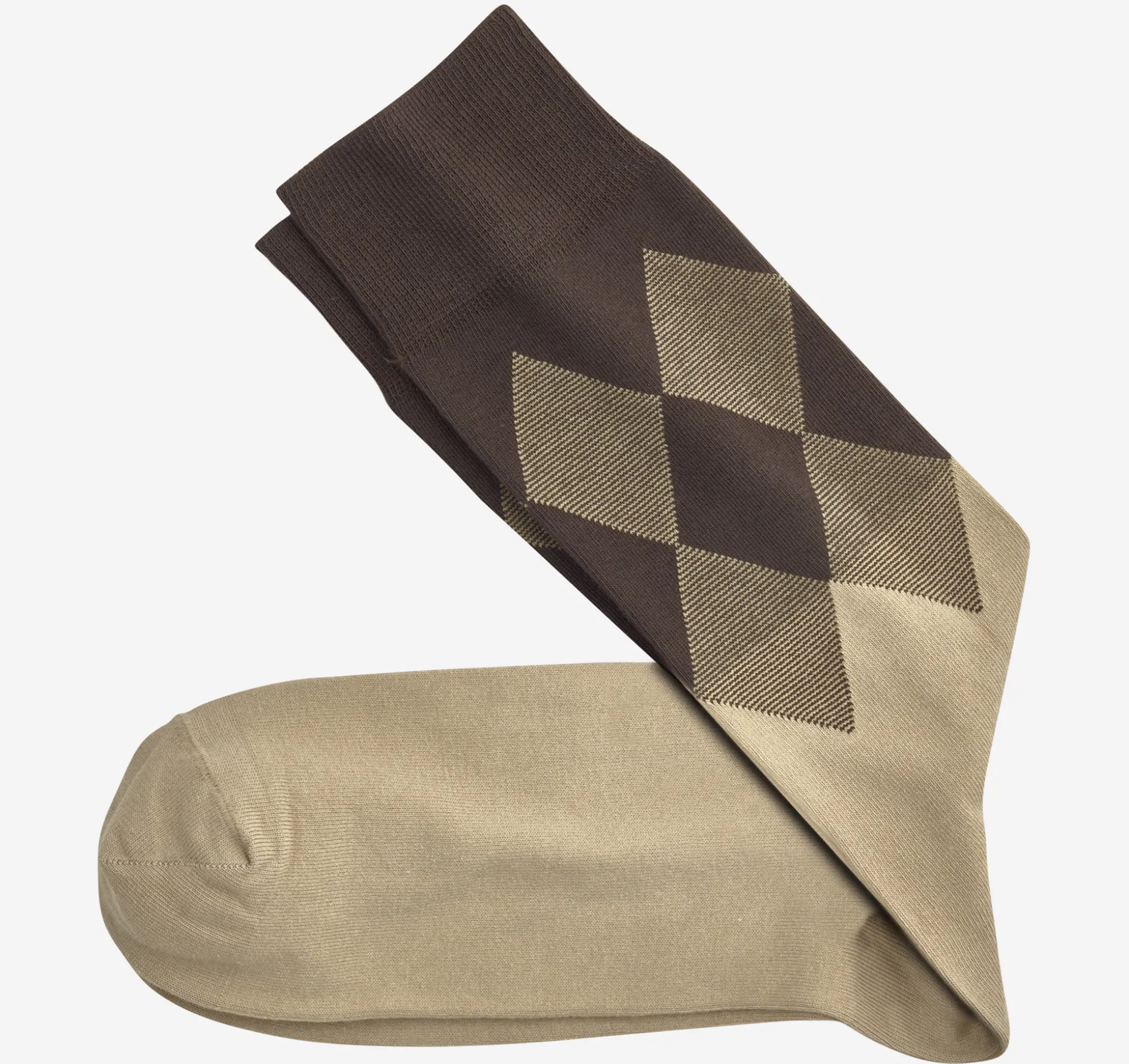 Argyle Colorblock Socks