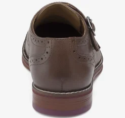 Big Kid Conard Double-Buckle Monk Strap