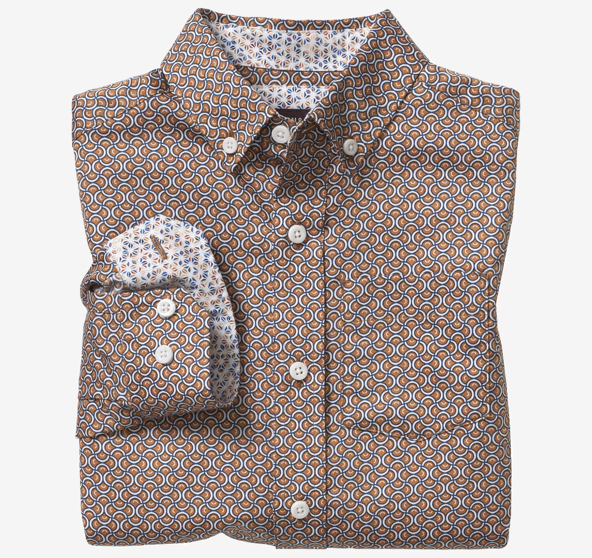 Boys Long-Sleeve Print Shirt