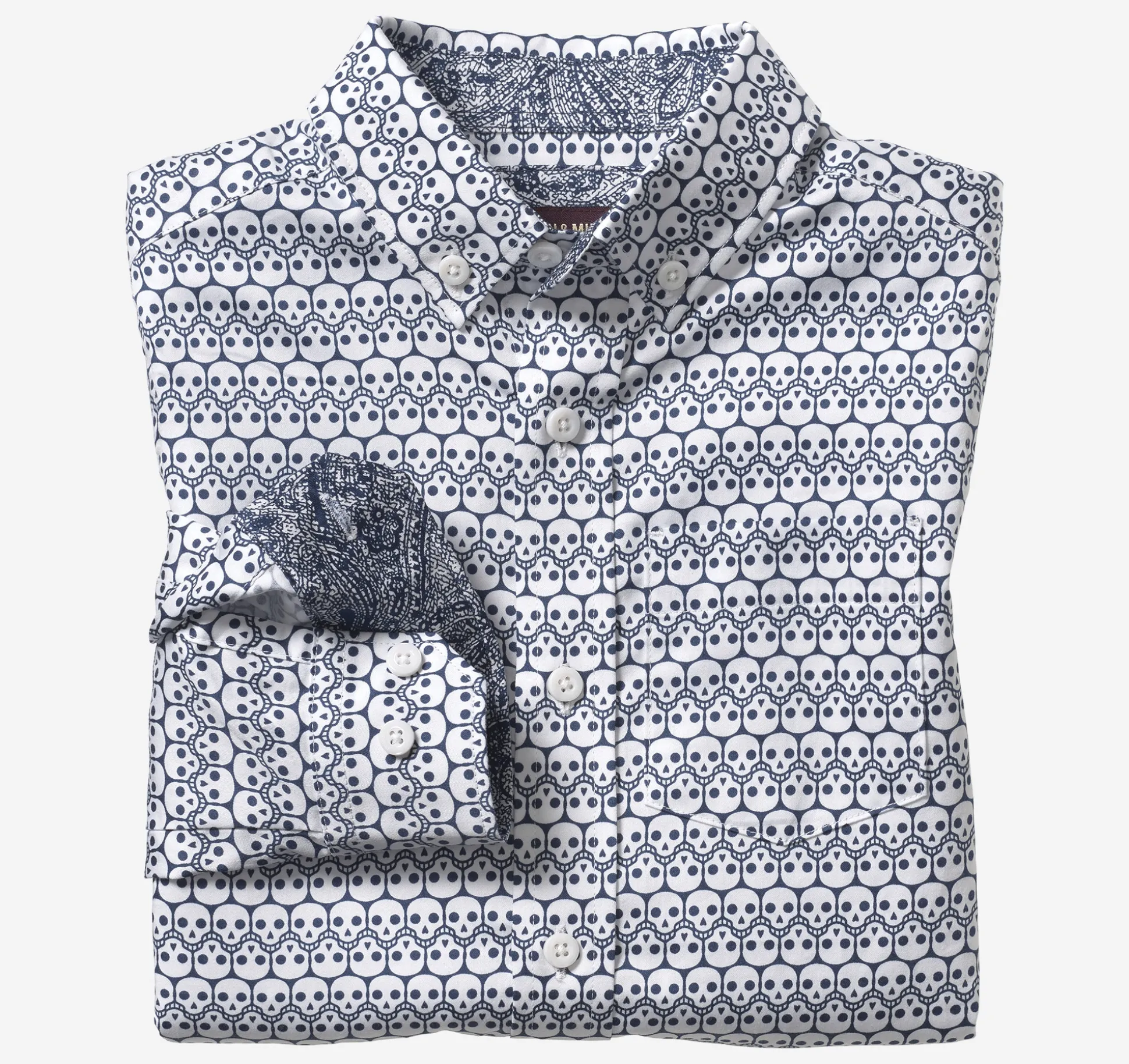 Boys Long-Sleeve Print Shirt