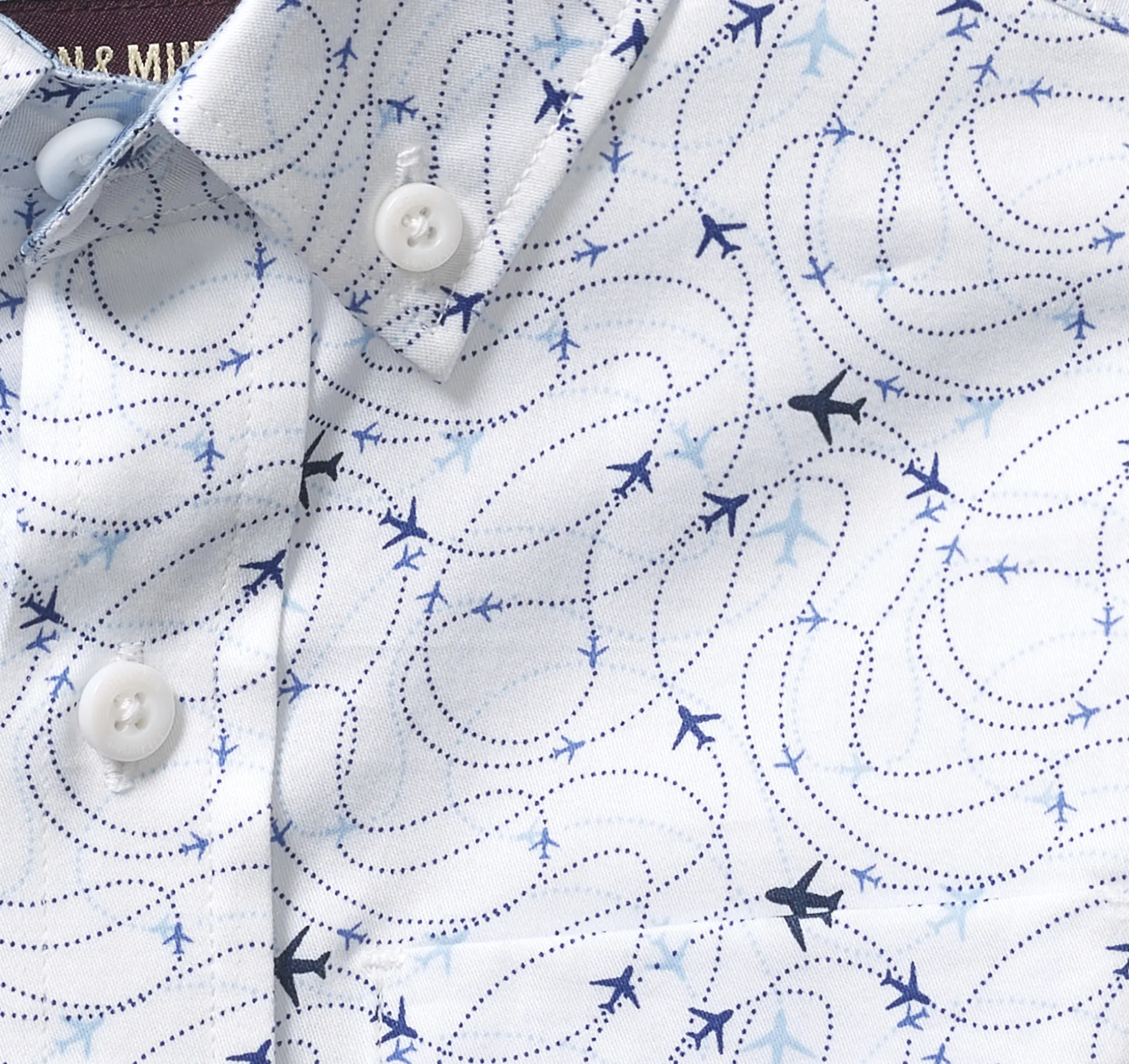 Boys Long-Sleeve Print Shirt