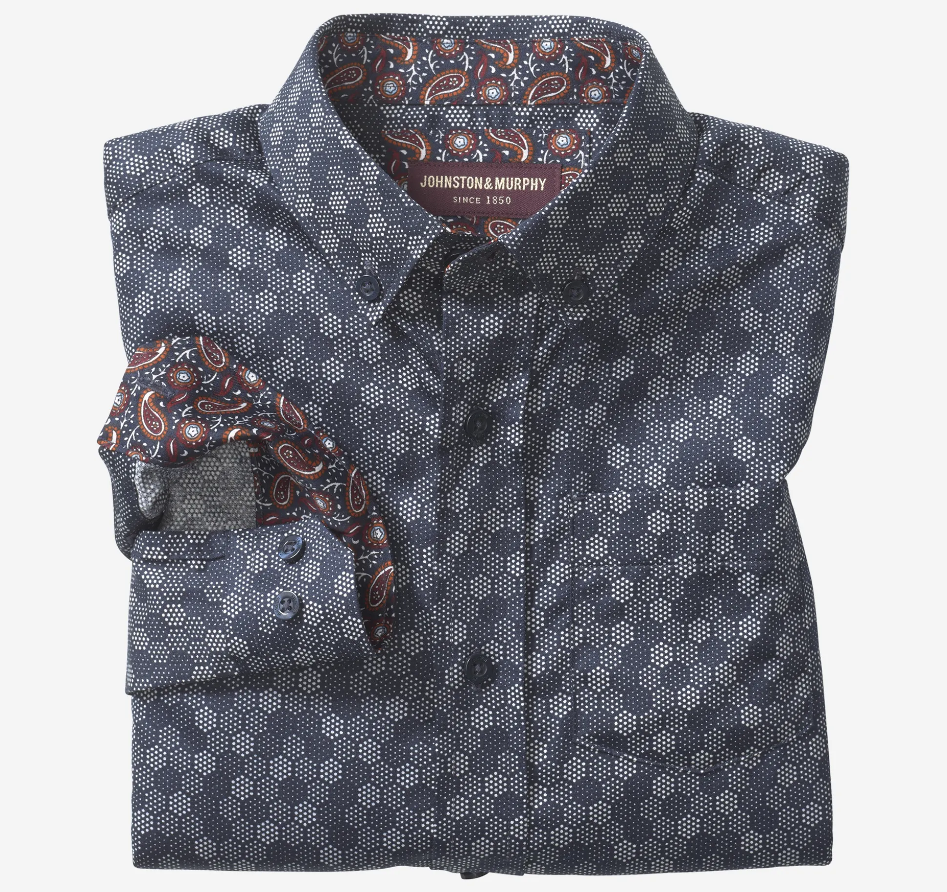 Boys Long-Sleeve Printed Shirt