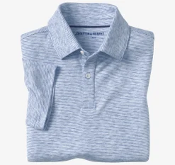 Boys Micro Stripe Polo