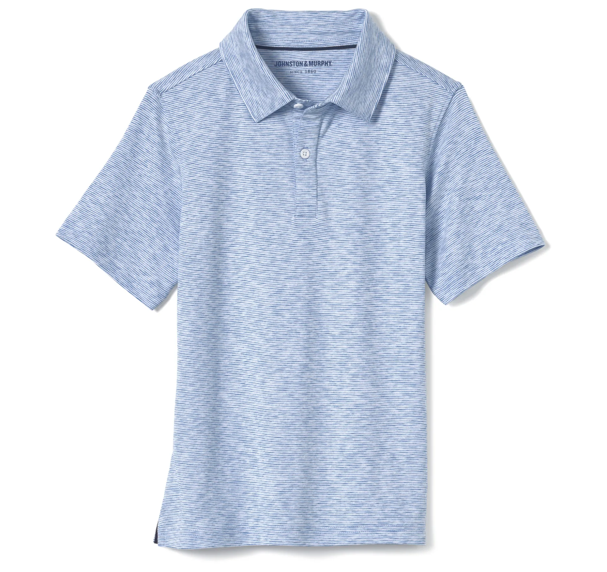 Boys Micro Stripe Polo