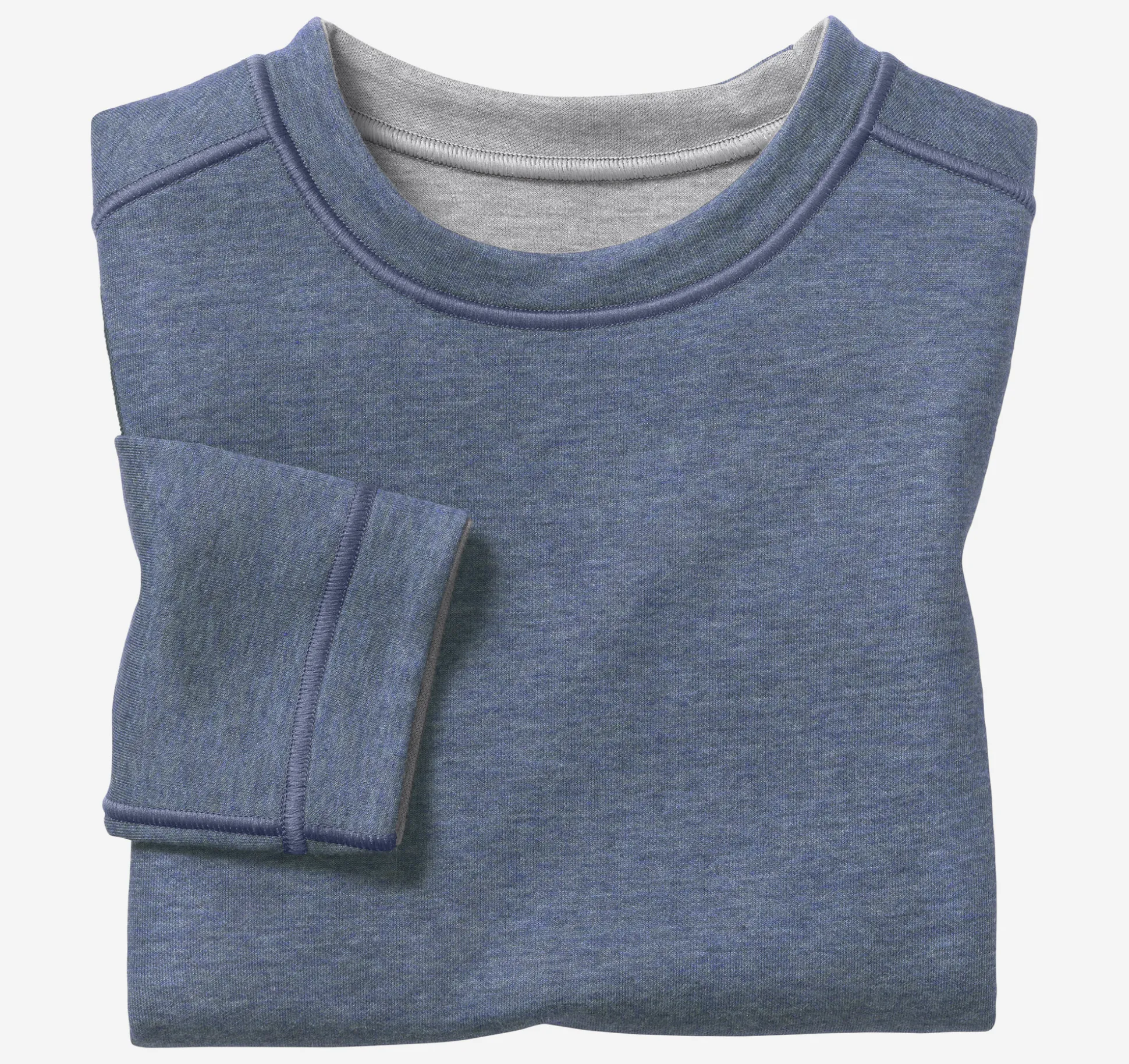 Boys Reversible Solid Crewneck