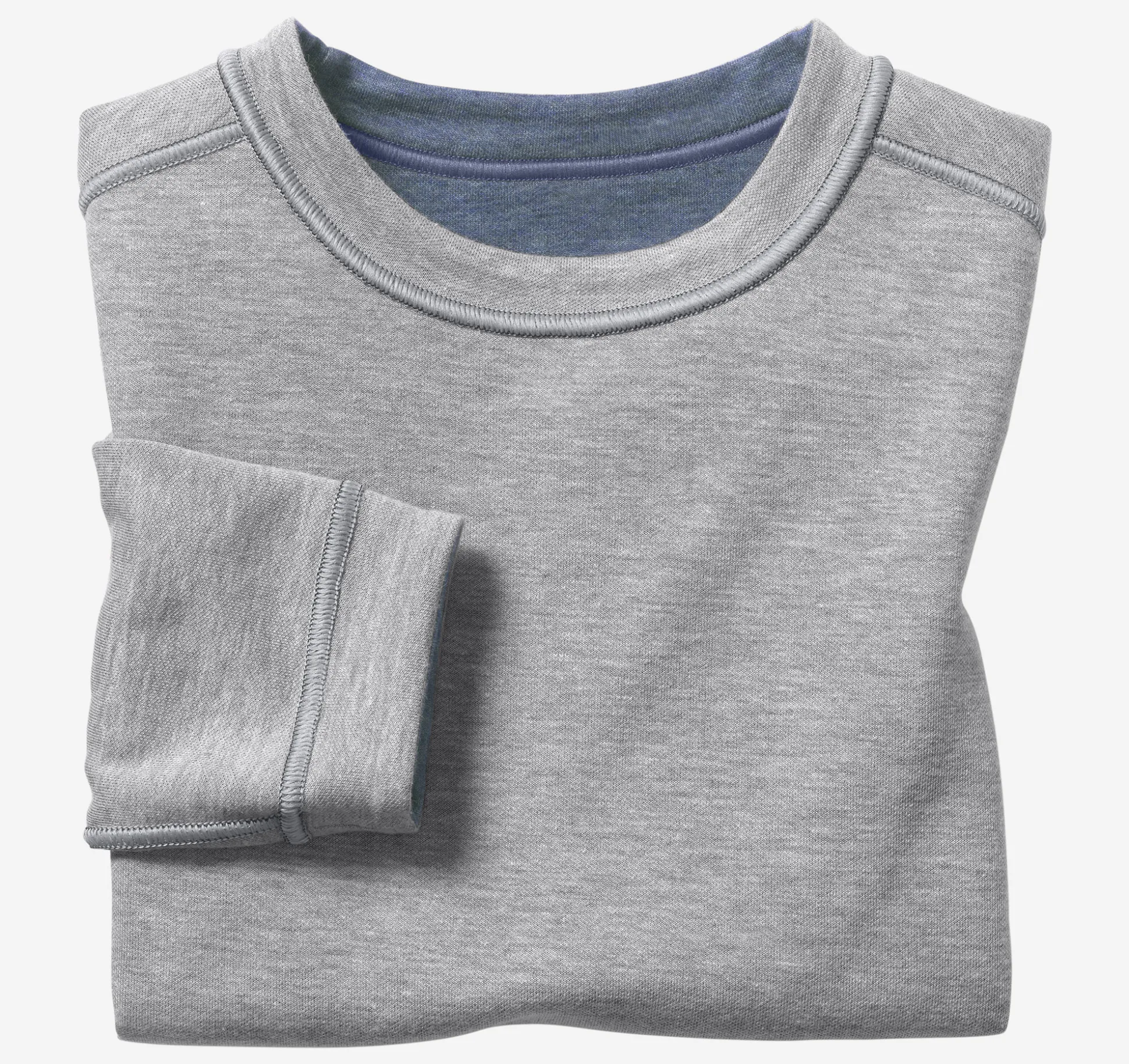 Boys Reversible Solid Crewneck
