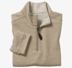 Boys Reversible Solid Quarter Zip
