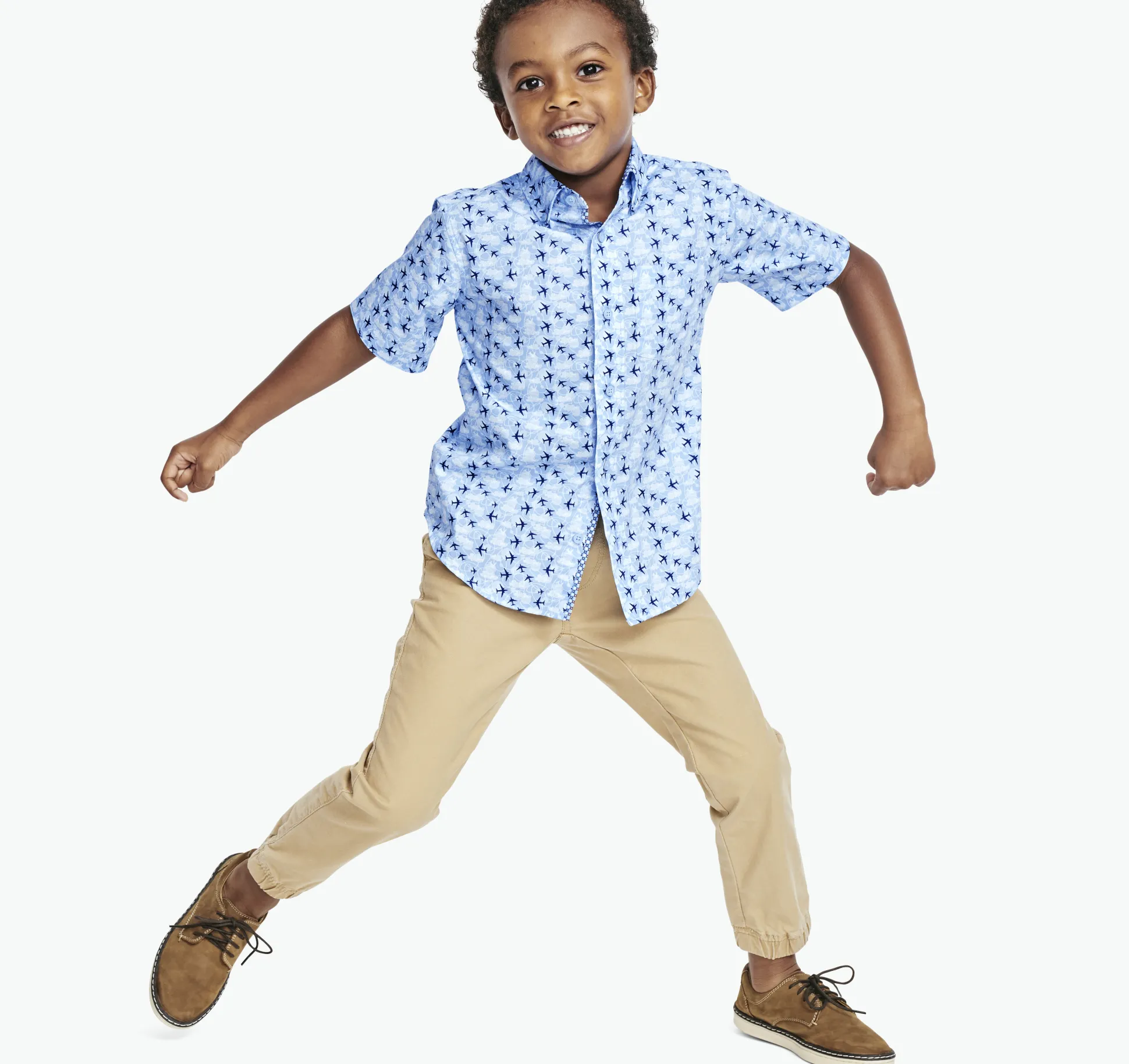 Boys Short-Sleeve Printed Shirt