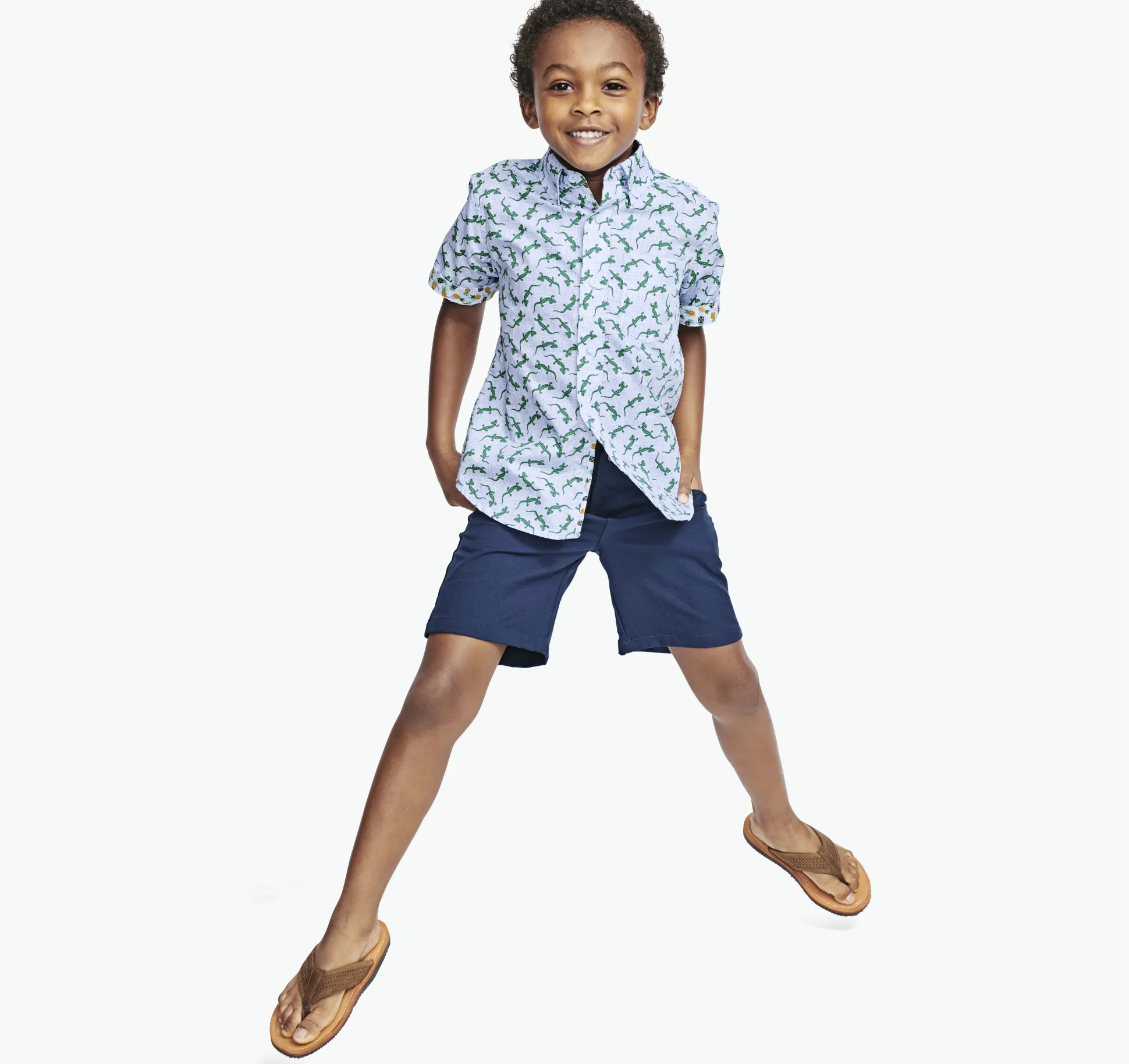 Boys Short-Sleeve Printed Shirt