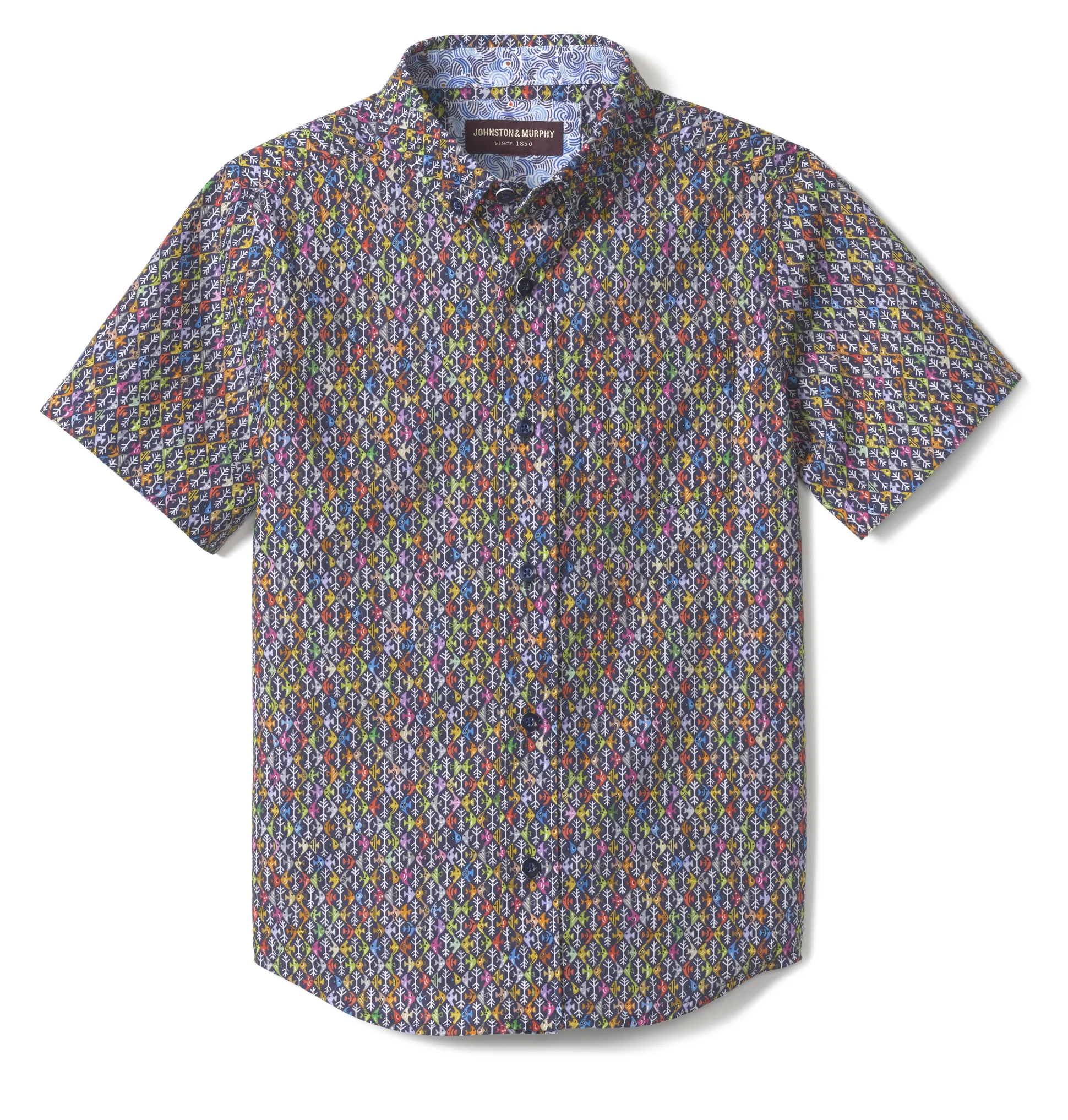 Boys Short-Sleeve Printed Shirt