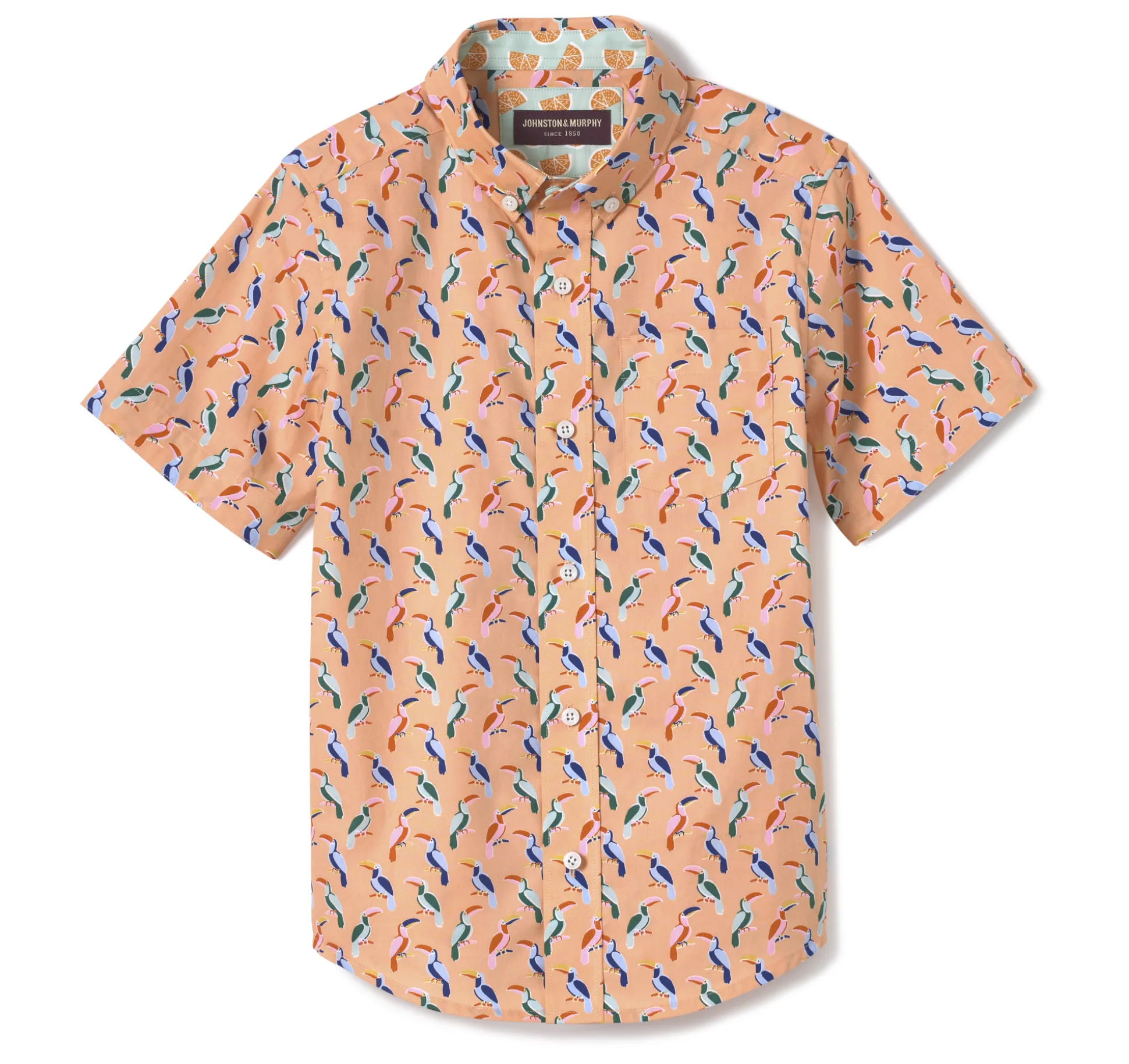 Boys Short-Sleeve Printed Shirt