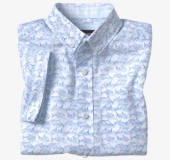 Boys Short-Sleeve Printed Shirt