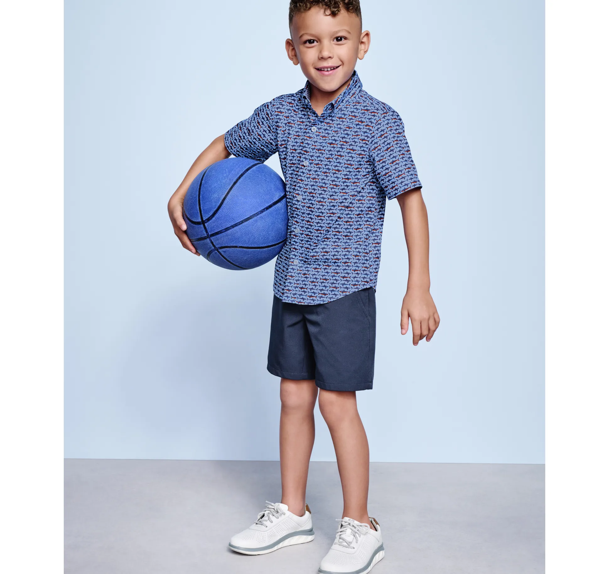 Boys Short-Sleeve Printed Shirt