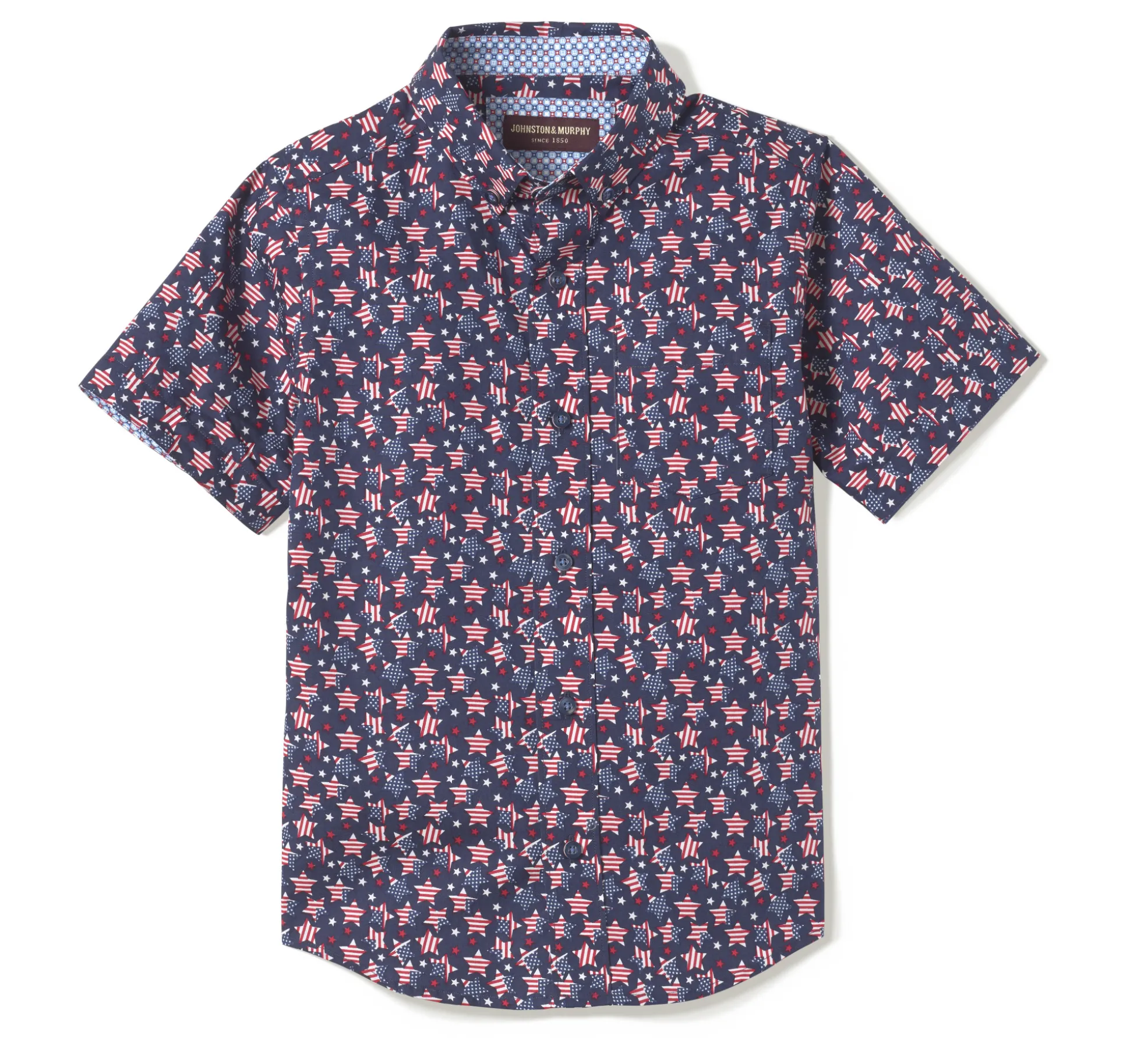 Boys Short-Sleeve Printed Shirt