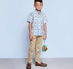 Boys Short-Sleeve Printed Shirt