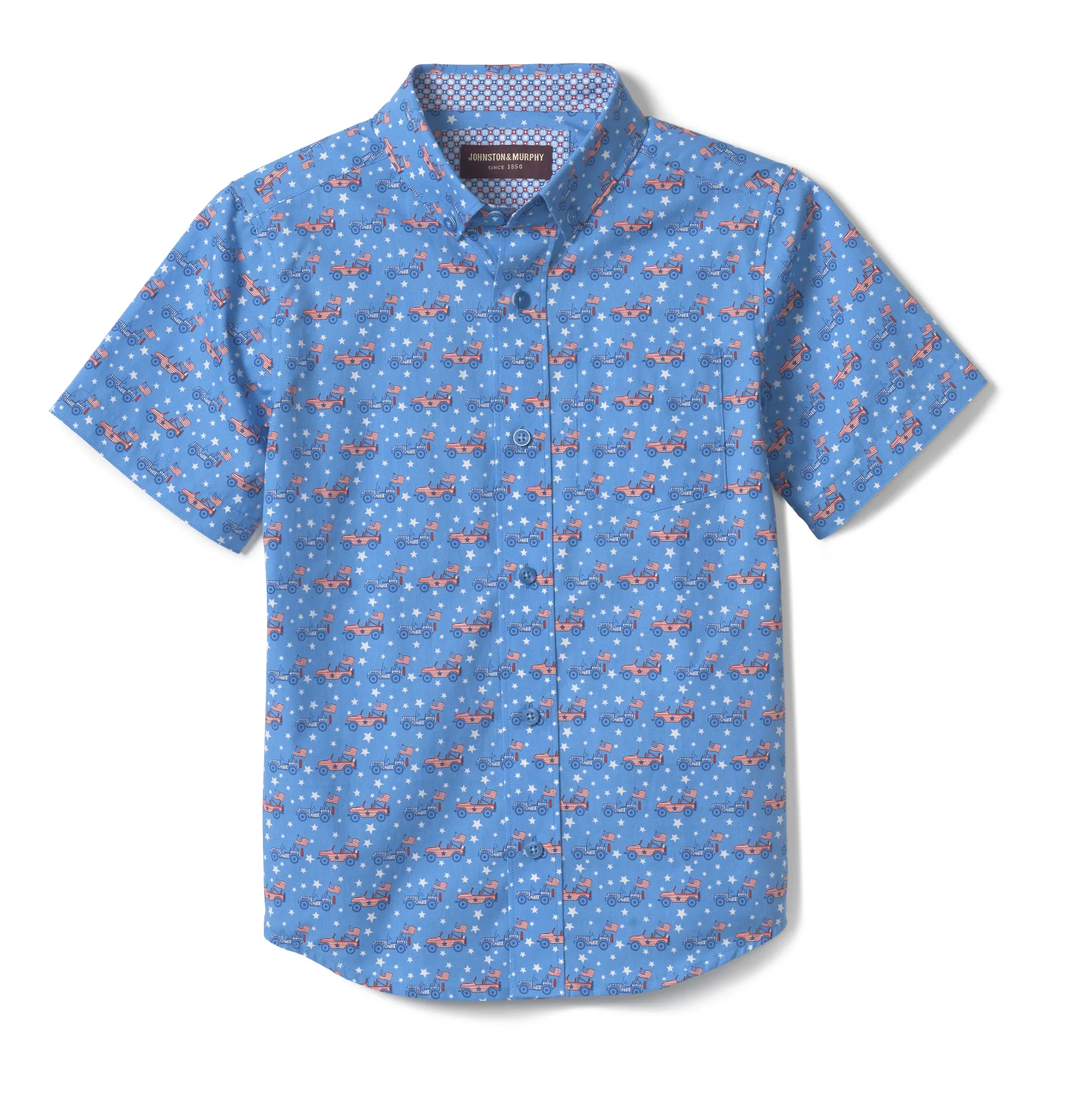 Boys Short-Sleeve Printed Shirt