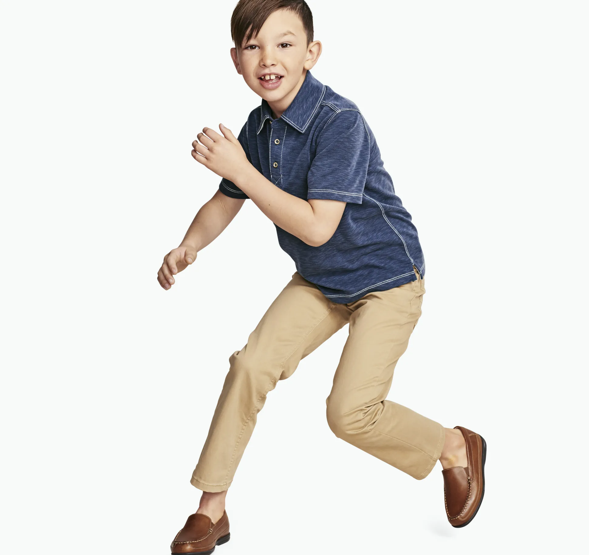 Boys Vintage Slub Polo