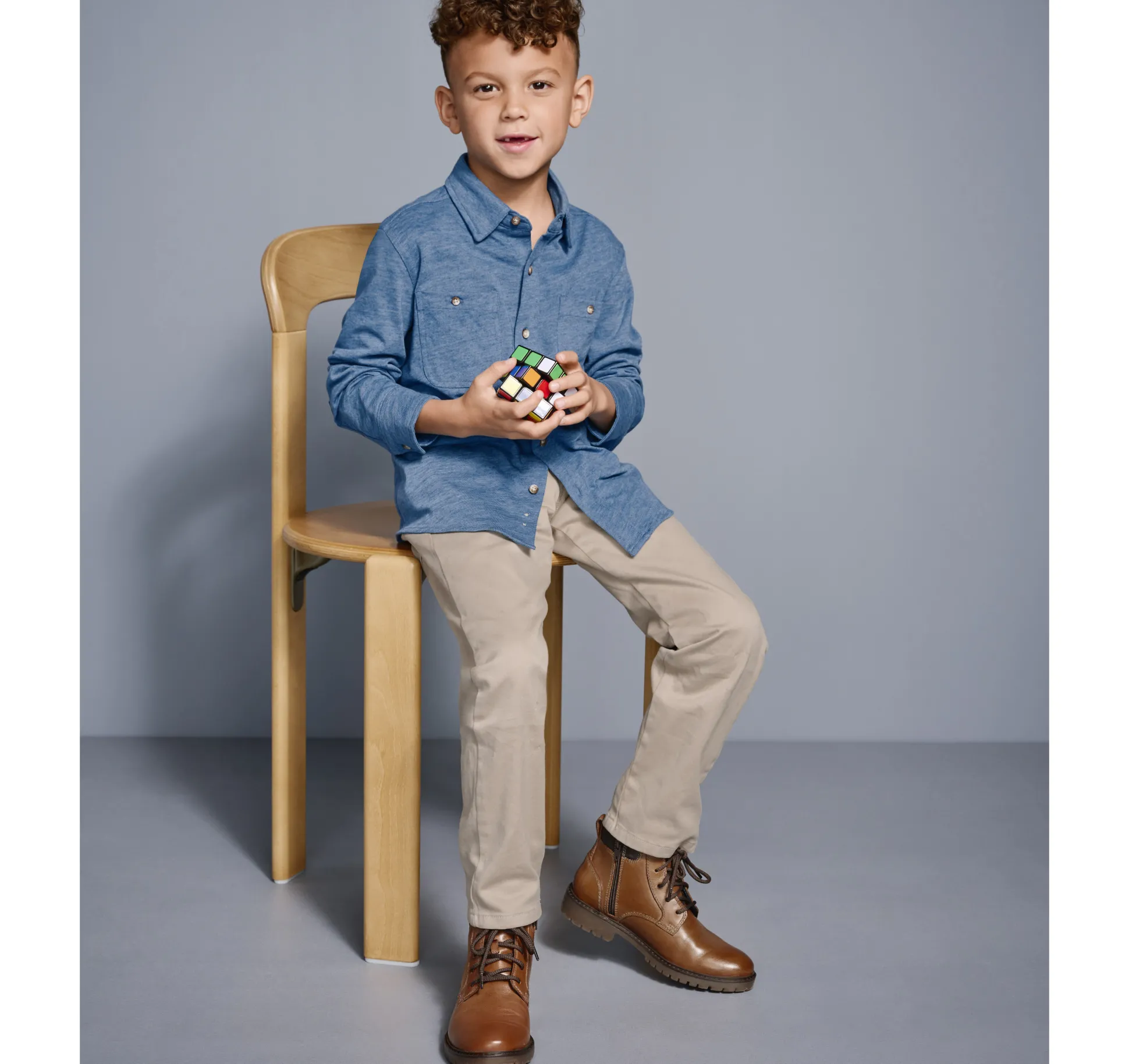 Boys XC Flex® Stretch Long-Sleeve Shirt