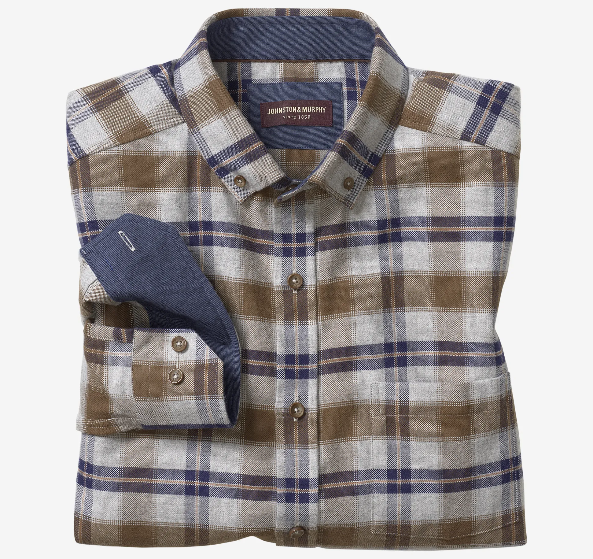 Brushed Heathered Woven Shirts