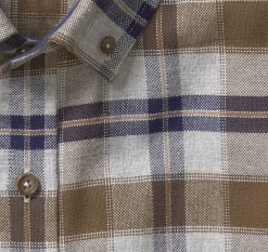 Brushed Heathered Woven Shirts