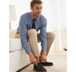 Button-Collar Premium Cotton Shirt