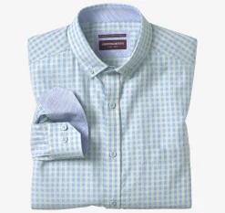 Button-Collar Premium Cotton Shirt