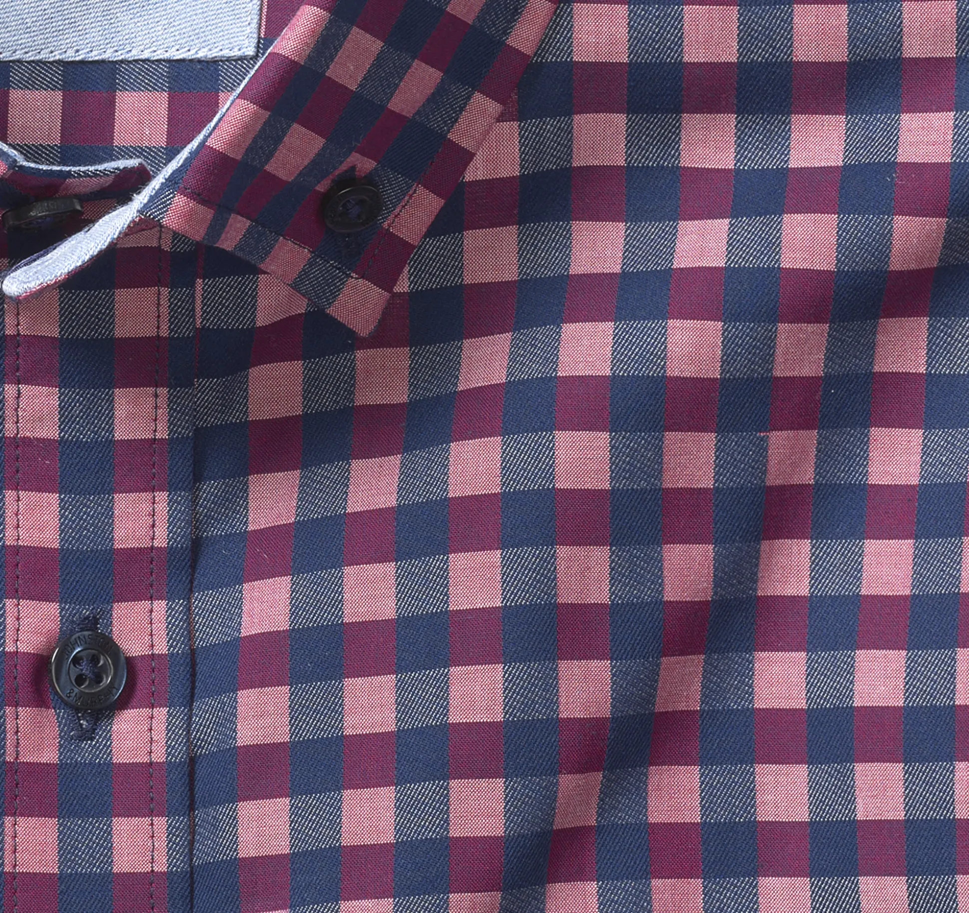 Button-Collar Premium Cotton Shirt