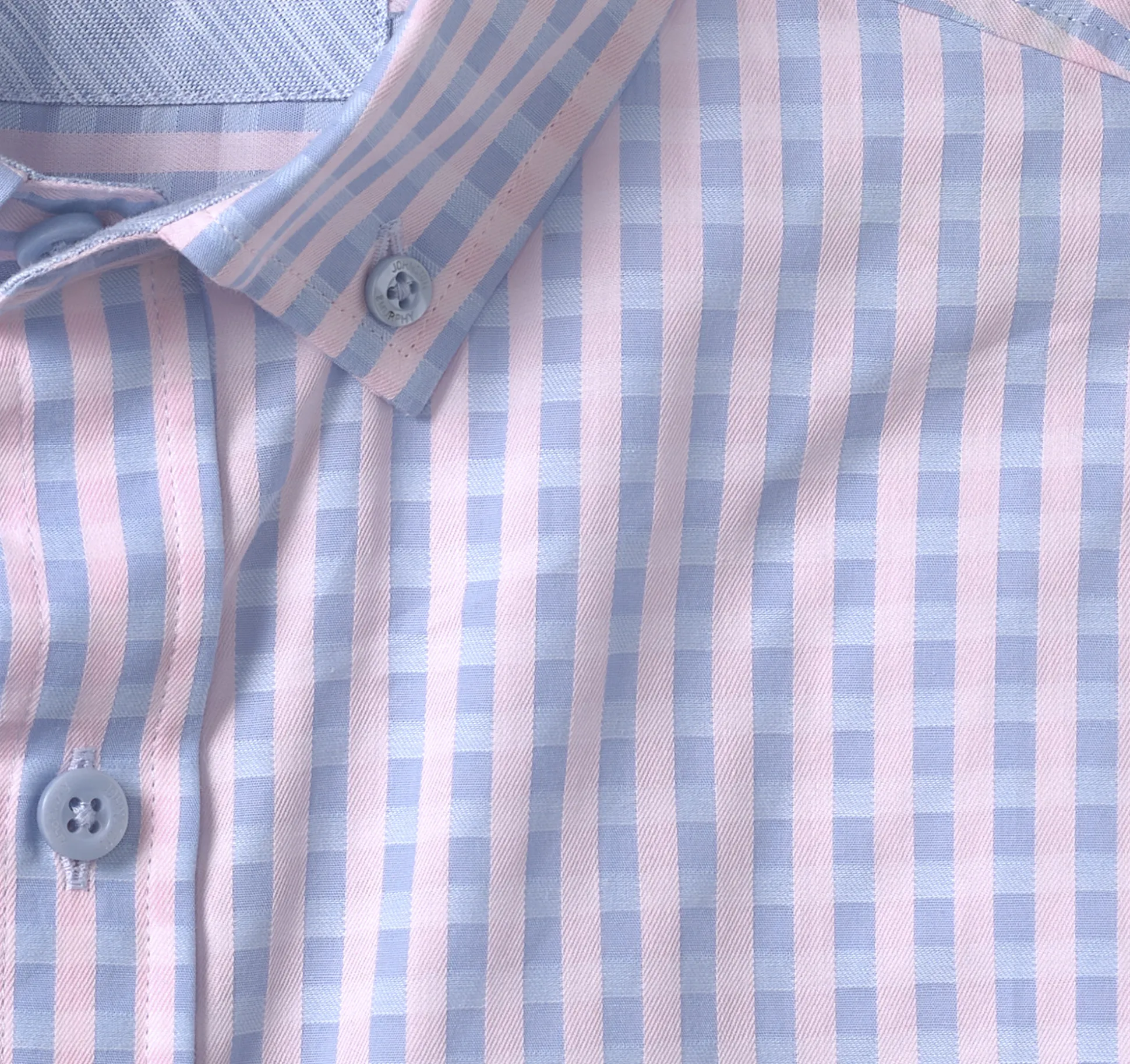 Button-Collar Premium Cotton Shirt
