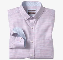 Button-Collar Premium Cotton Shirt