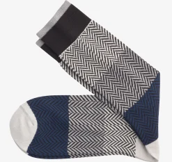 Chevron Colorblock Socks