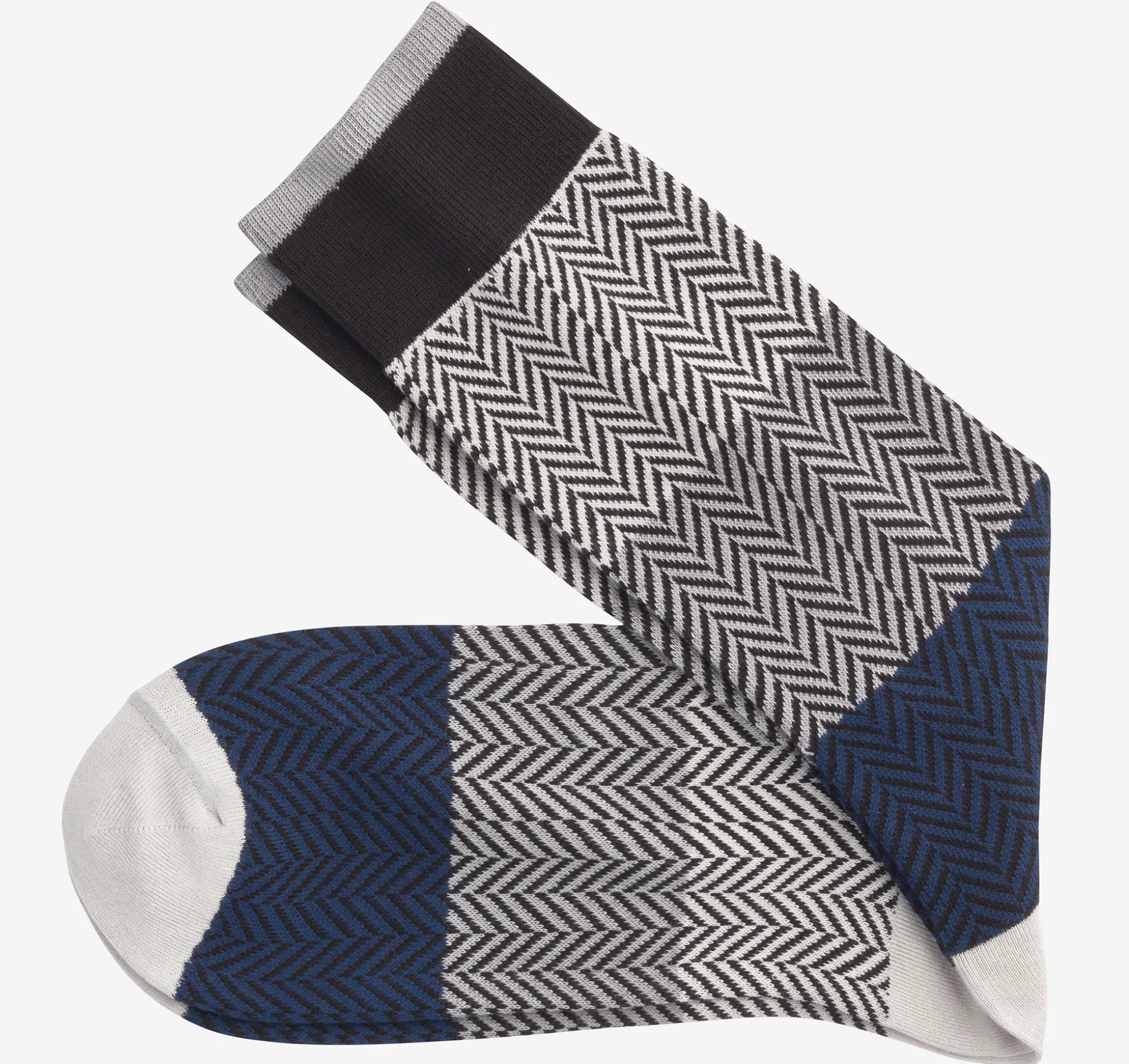 Chevron Colorblock Socks