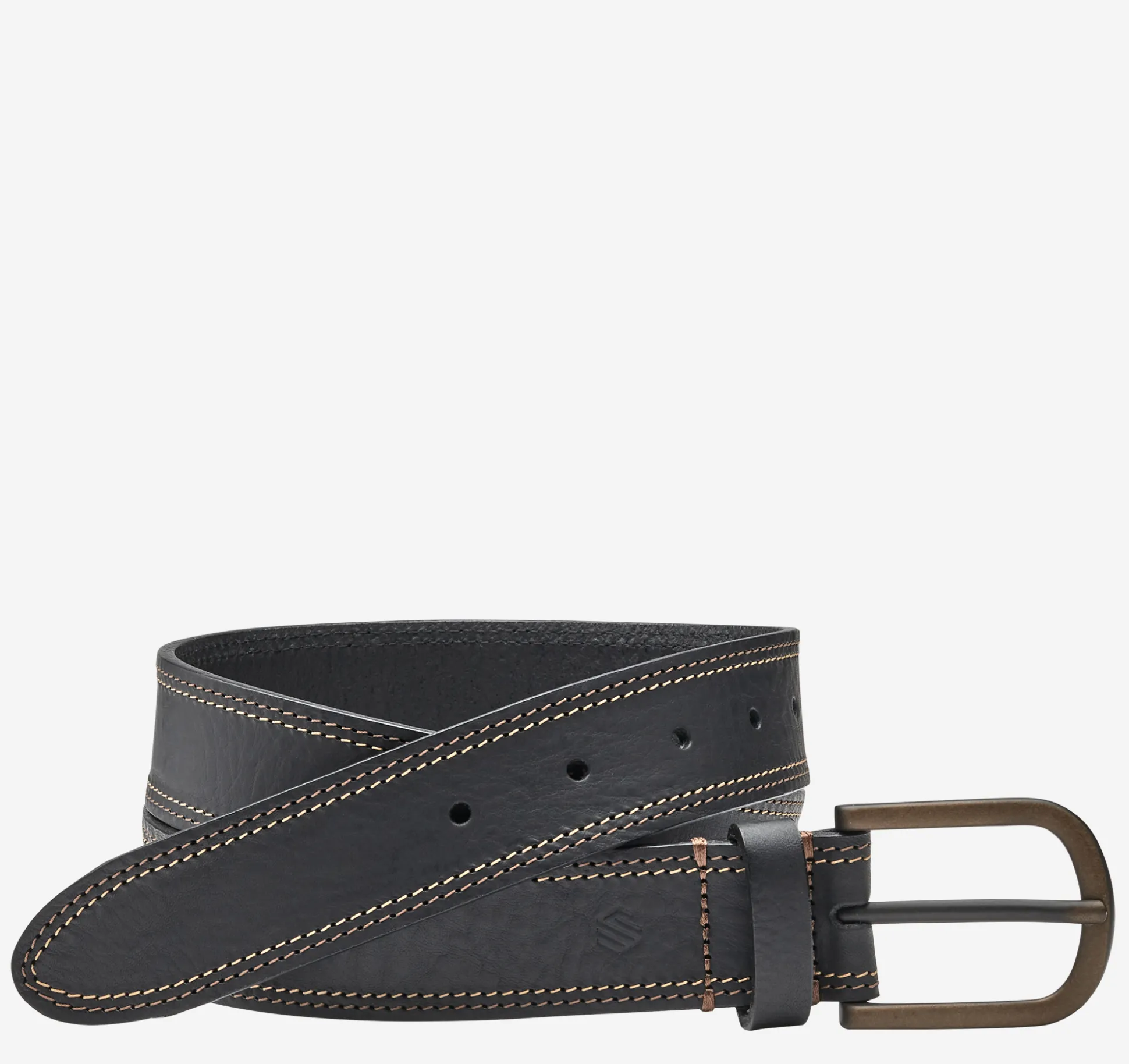 Double Contrast Stitched Belt