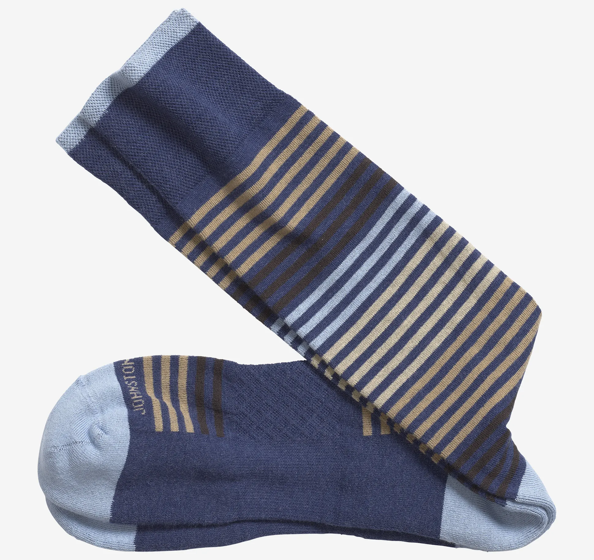 First In Comfort Heather Stripe Socks