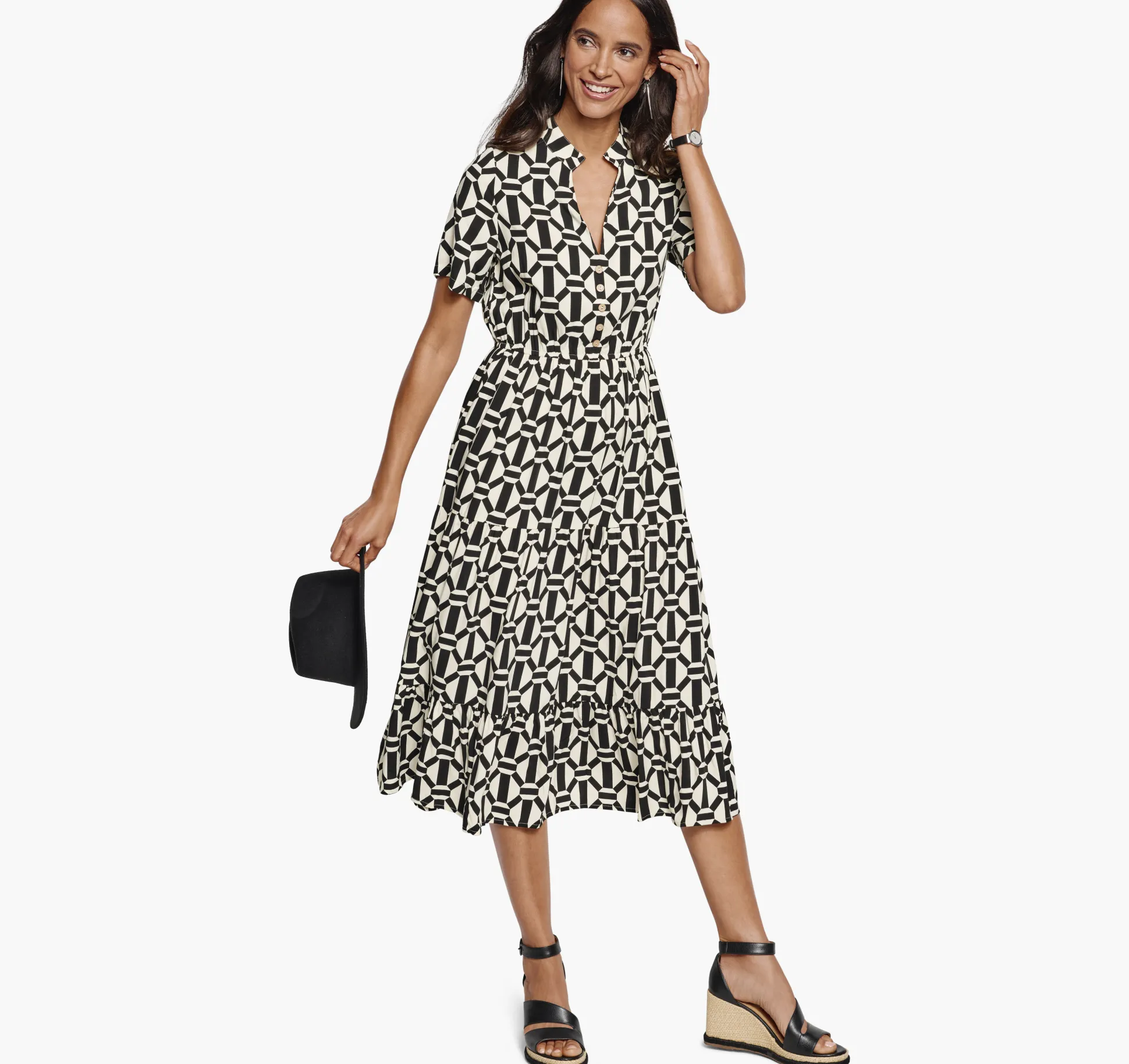 Geo Print Dress
