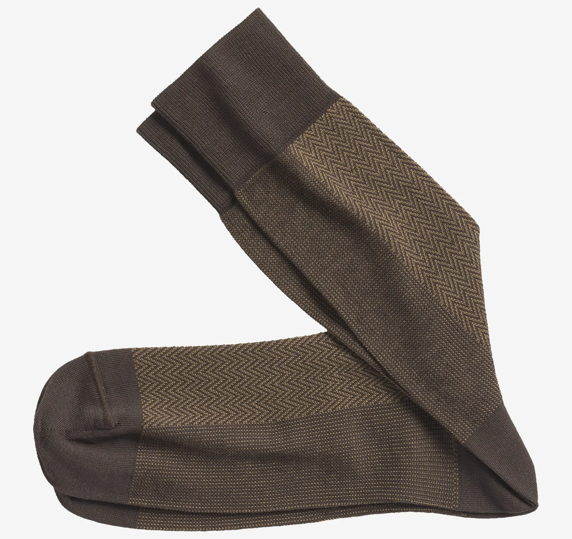 Herringbone Panel Socks