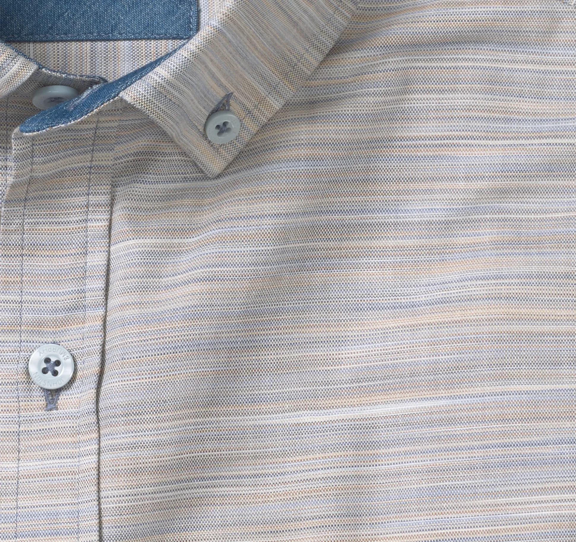Long-Sleeve Twill Checked Shirt