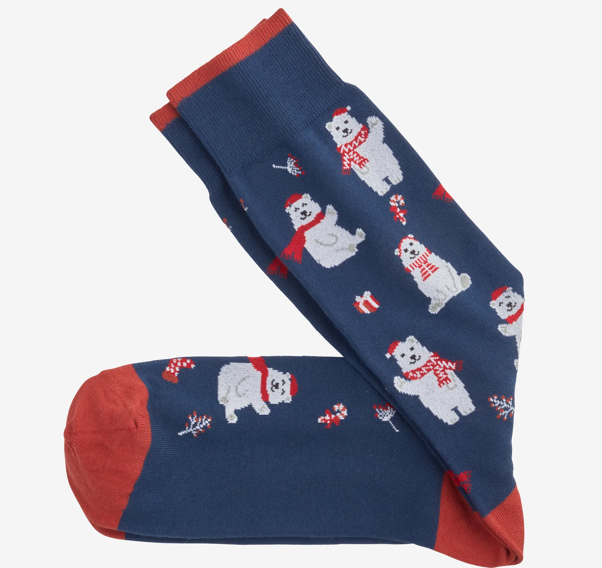 Pima Cotton Holiday-Themed Socks