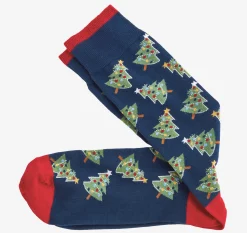 Pima Cotton Holiday-Themed Socks
