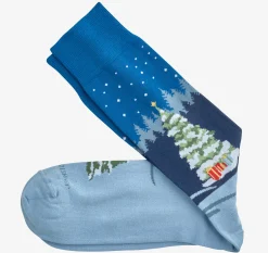Pima Cotton Holiday-Themed Socks