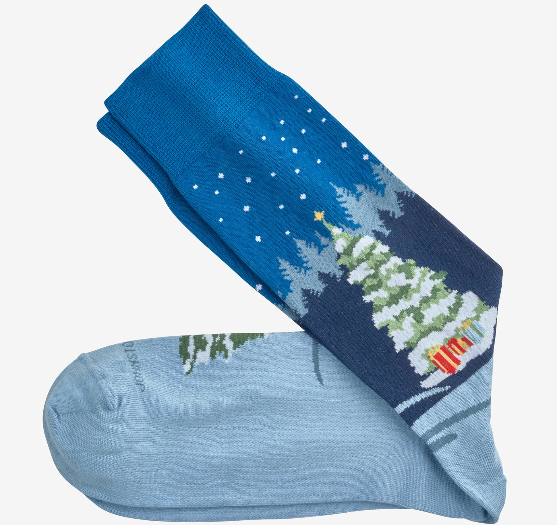 Pima Cotton Holiday-Themed Socks
