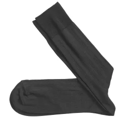 Pima Cotton Ribbed Socks