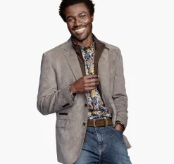 Plush Bibbed Blazer