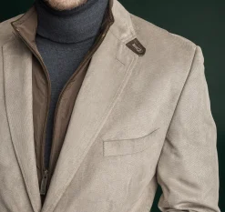 Plush Bibbed Blazer