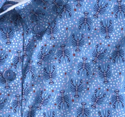 Printed Cotton Short-Sleeve Shirt