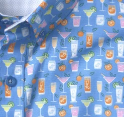 Printed Cotton Short-Sleeve Shirt