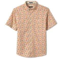 Printed Cotton Short-Sleeve Shirt