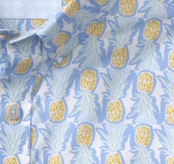 Printed Cotton Short-Sleeve Shirt