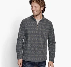 Printed Fleece Quarter-Zip