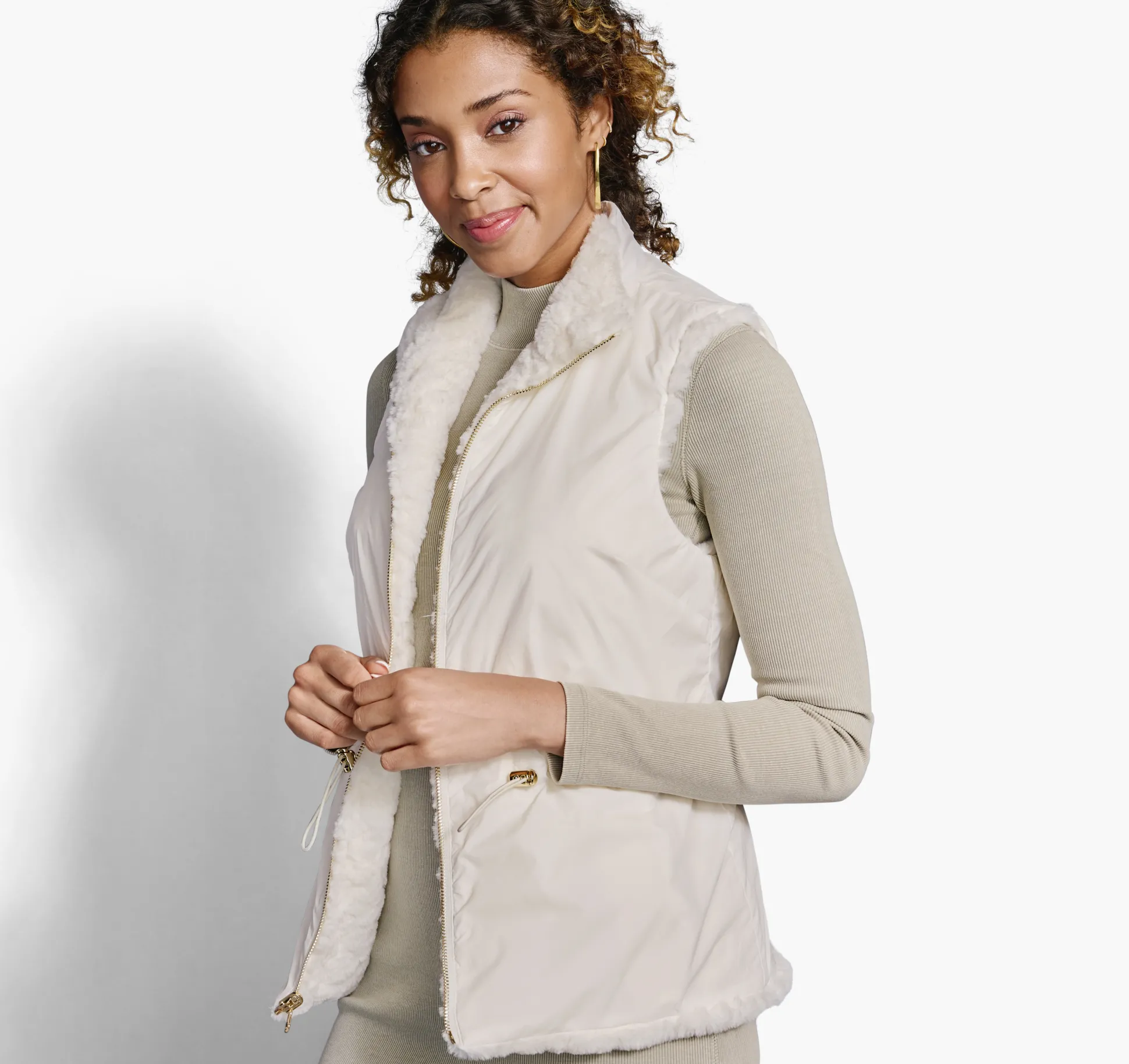 Reversible Faux-Fur vest