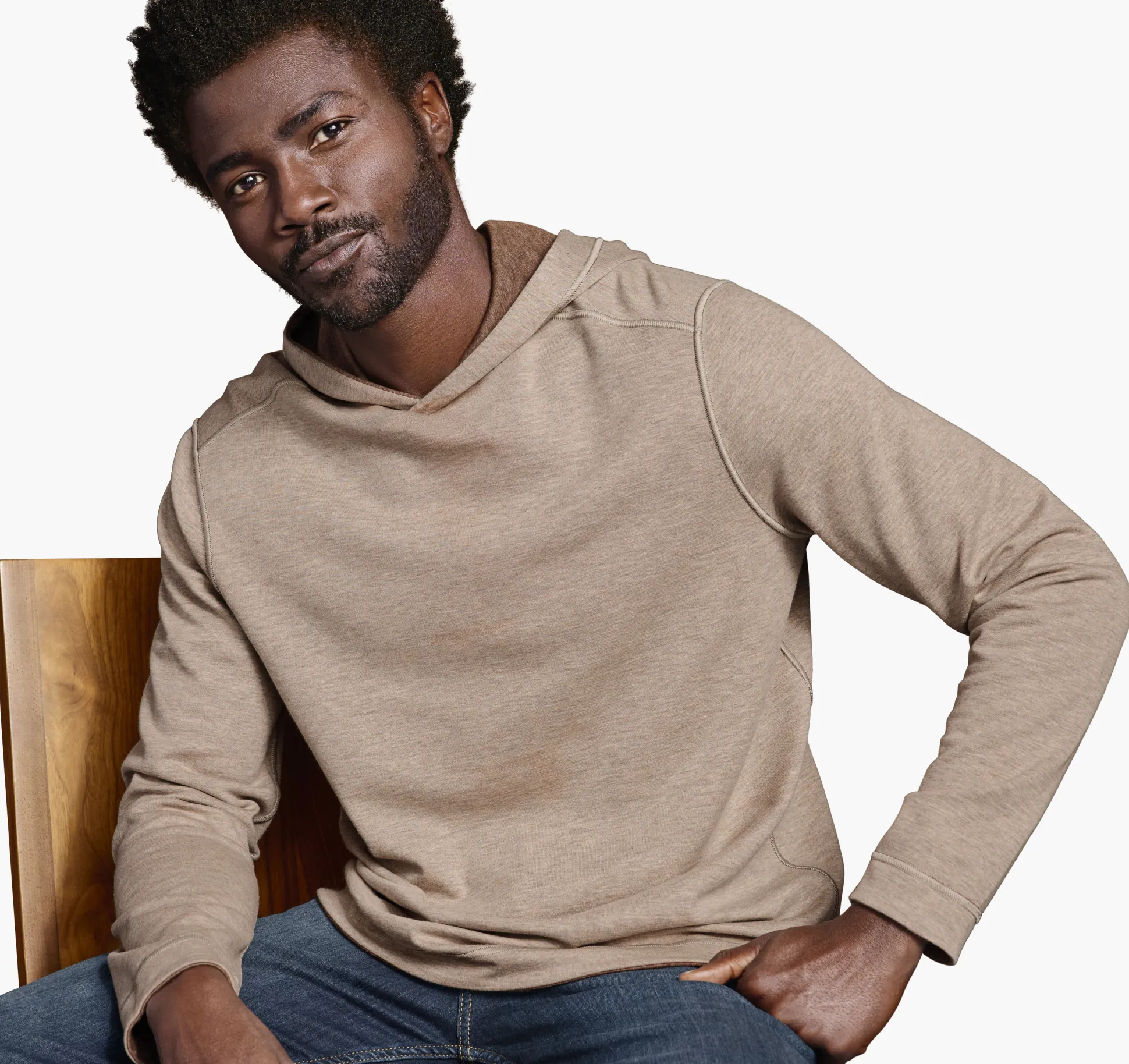 Reversible Knit Hoodie